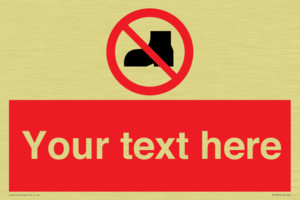 Custom No outdoor footwear